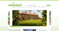 Desktop Screenshot of fieldhousefarmcottages.co.uk
